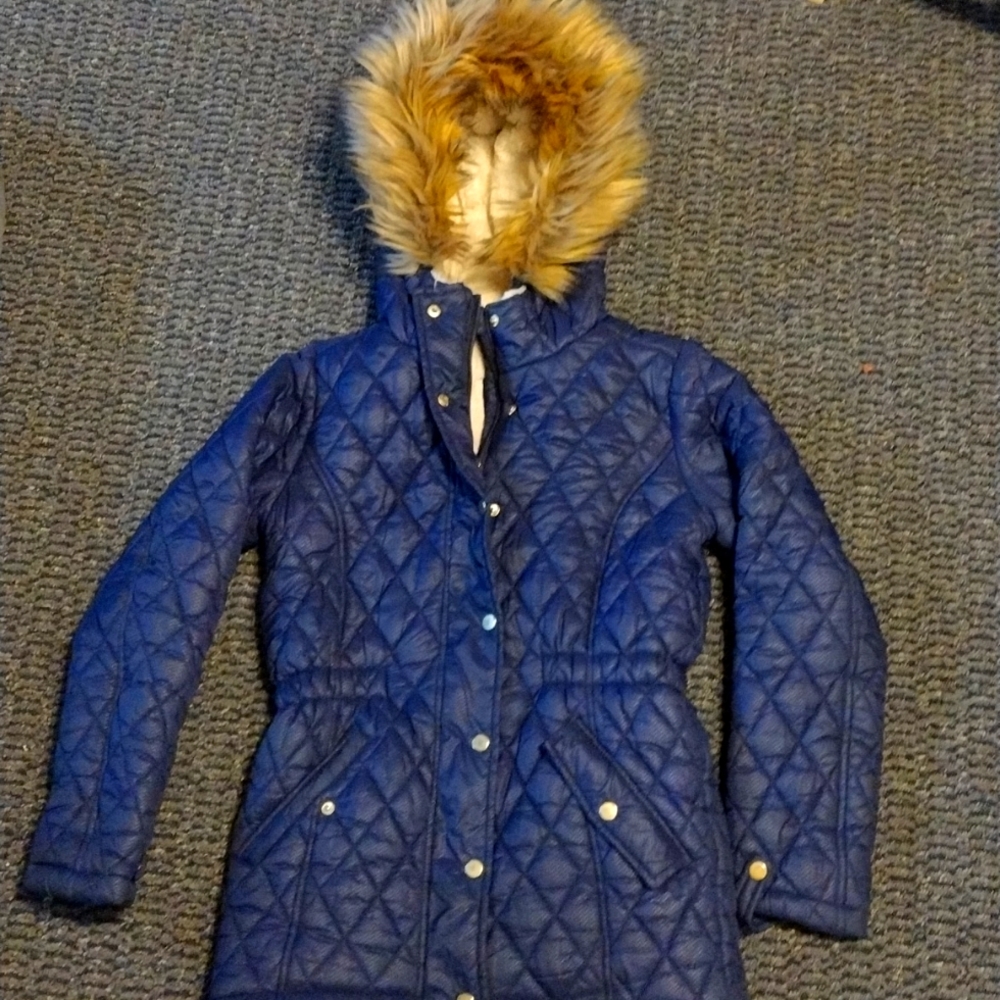 A kids Navy blue coat